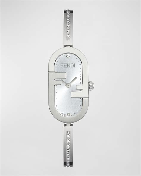 fendi diamond watch|fendi o'lock diamond watch.